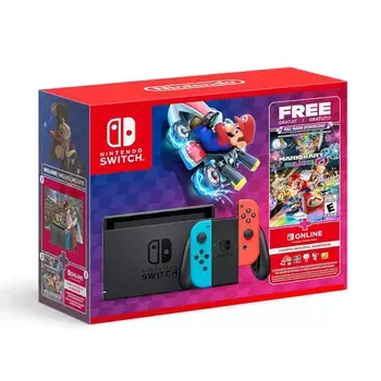 Consola Nintendo Switch Neon/ Mario Kart Bundle/ Negro y Neón